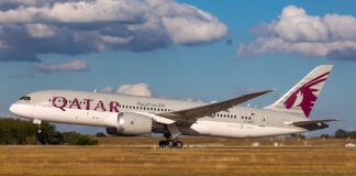 Visszatért a Qatar Airways utasszállító járata Budapestre