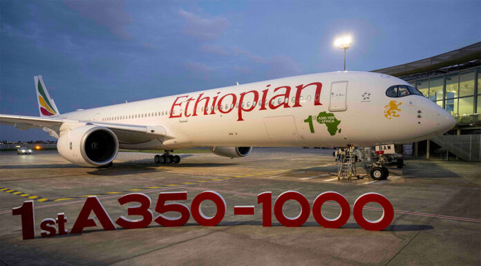 Átadták Afrika első Airbus A350-1000-esét