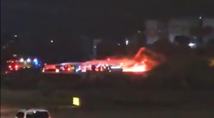 Kigyulladt egy Szuhoj Superjet Antalya repülőterén