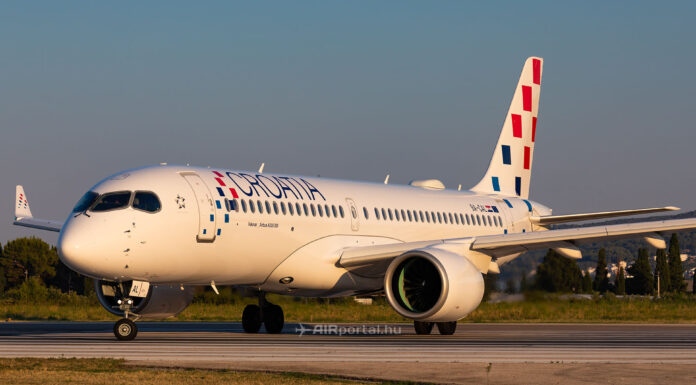 Kicsúszott a futópályáról a Croatia Airlines A220-asa Split repülőterén