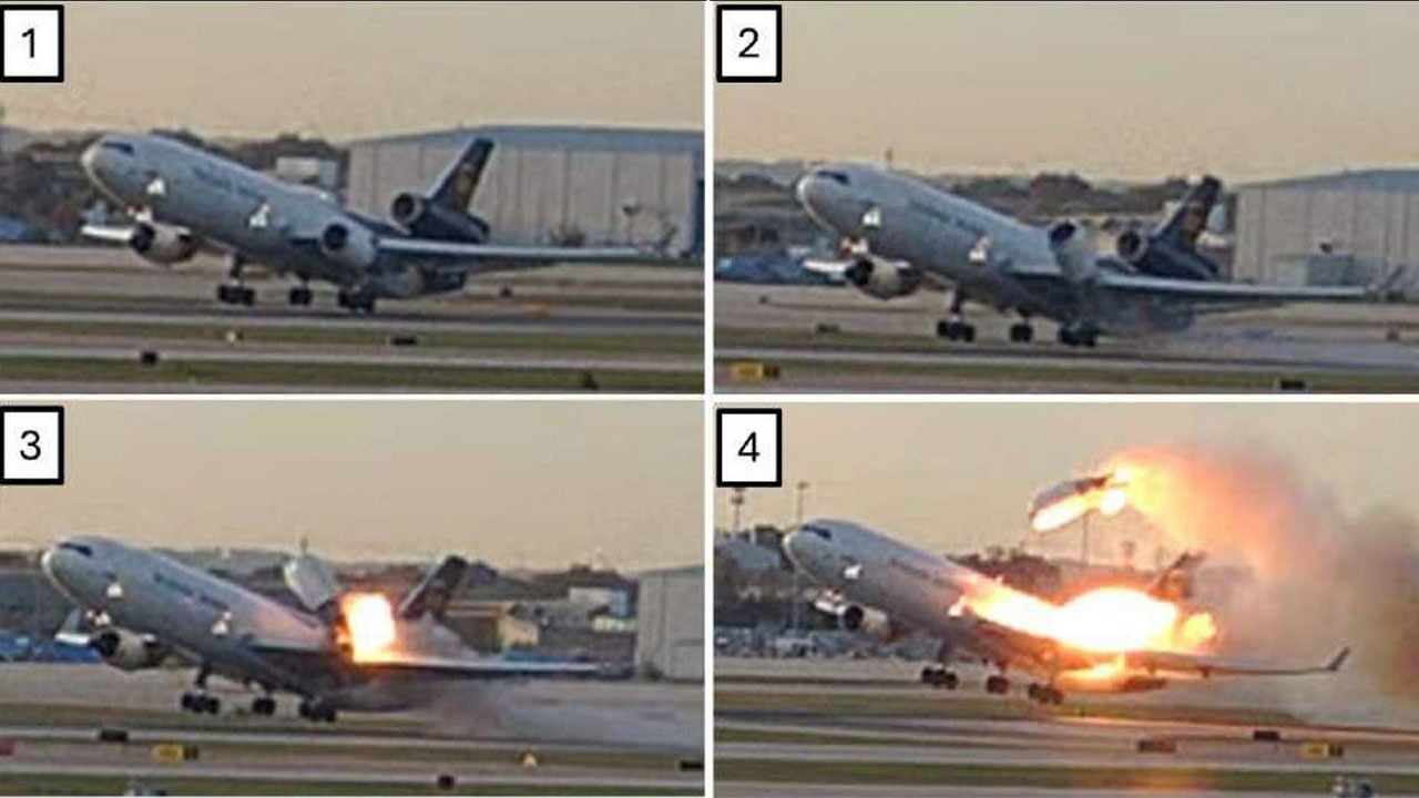 Anyagfáradás jeleit fedezték fel a lezuhant MD-11F hajtóművét tartó elemeken