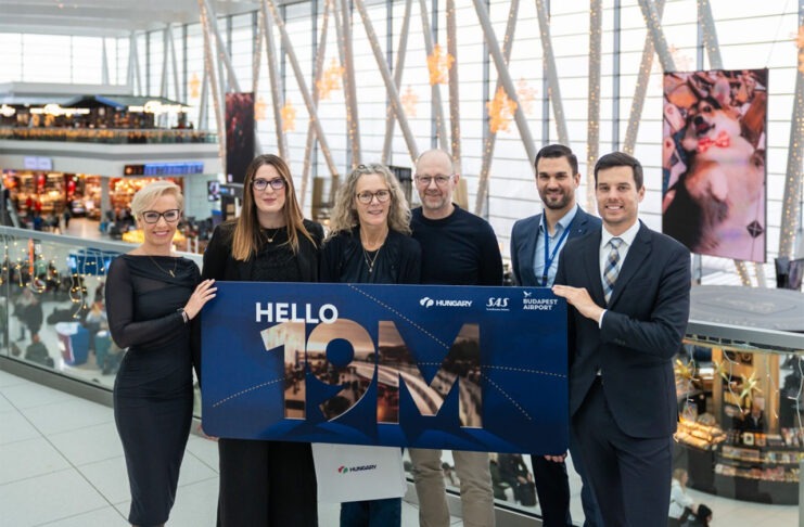 Idei 19 milliomodik utasát köszöntötte a Budapest Airport