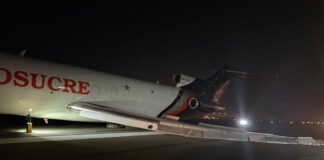 Balesetet szenvedett egy Boeing 727-es Kolumbiában