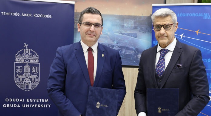 Partnerségre lép a HungaroControl és az Óbudai Egyetem