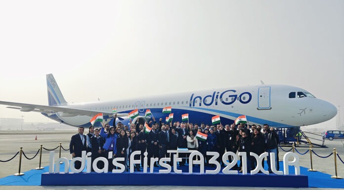 Átvette India első A321XLR repülőgépét az Indi Go