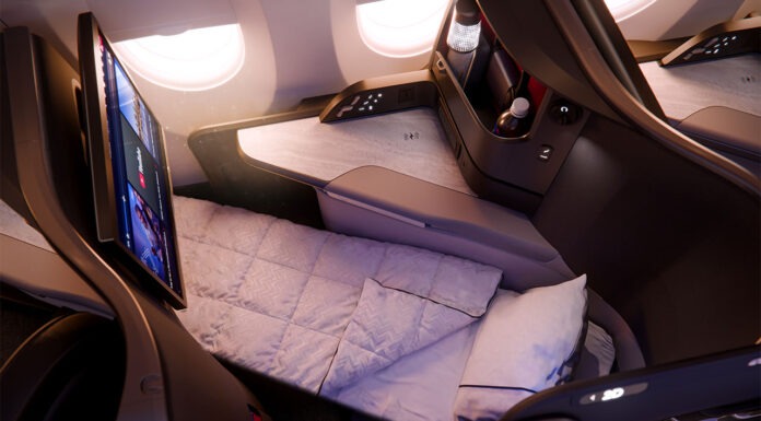 Új generációs üzleti ülések érkeznek a Delta szélestörzsű gépeire