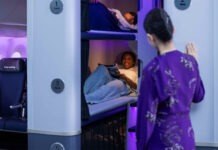 Új részletek az Air New Zealand turista osztályú alvófülkéiről