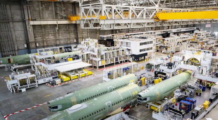 Megnyílt az Airbus A320-asok tizedik összeszerelő sora
