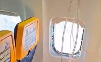 A hajtóműből kirepülő törmelék miatt tört be a Ryanair 737-esének ablaka